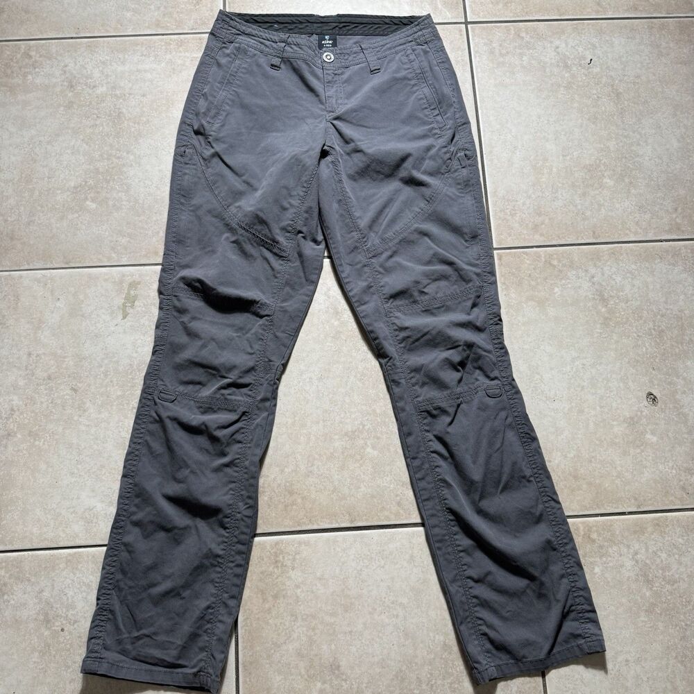 Kuhl Legendary Women's Size 4 Reg 30x32 Outdoor Hiking Pants Gray Performance